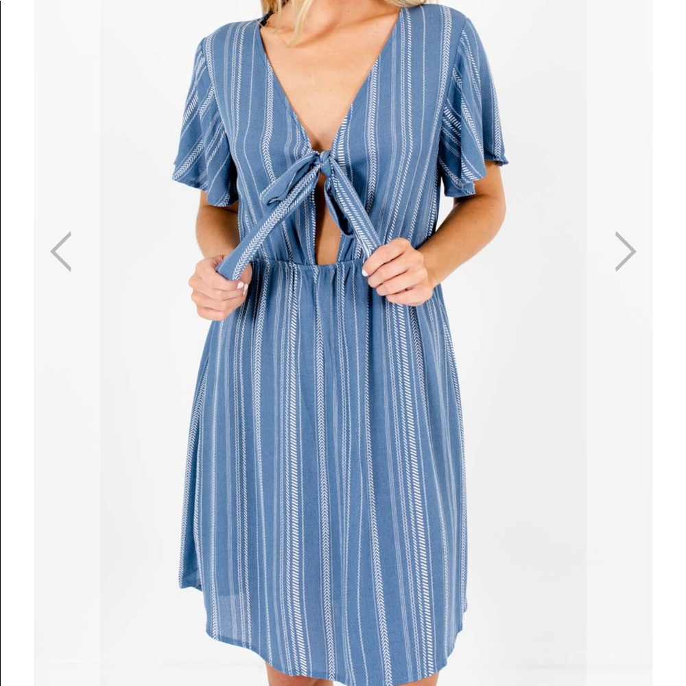 🔴SOLD🔴 Brand new blue mini dress 💙